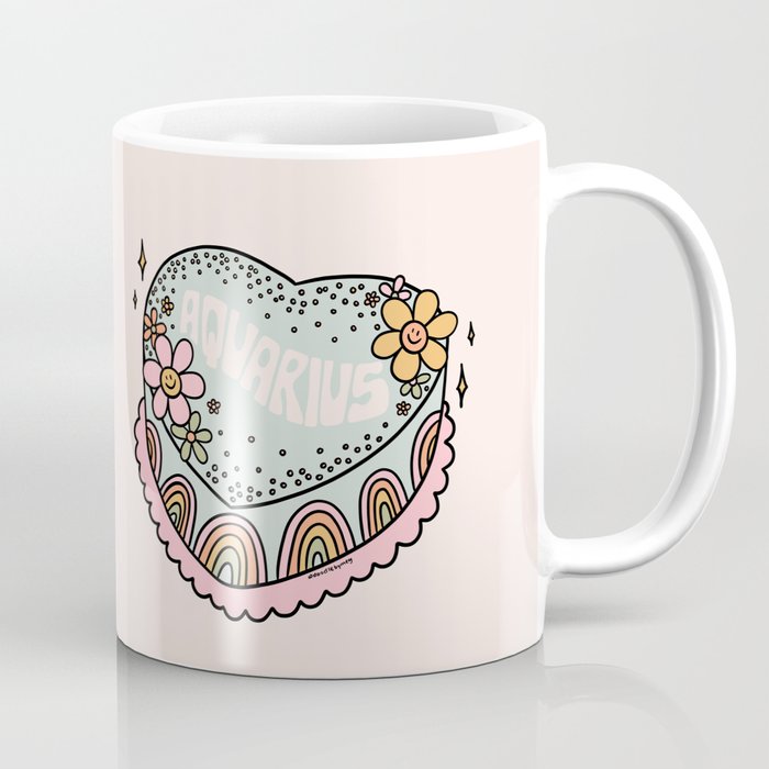 Aquarius Heart Cake Coffee Mug Gallery Image 1