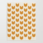 Spring Tulips V Orange Mid Century Flowers Poster Gallery Image 4
