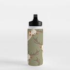 Red Deer Animal Portrait Water Bottle Gallery Image 3