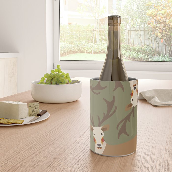 Red Deer Animal Portrait Wine Chiller Gallery Image 4