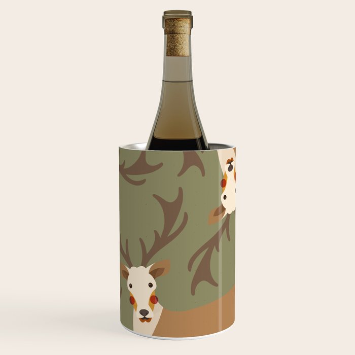 Red Deer Animal Portrait Wine Chiller Gallery Image 1