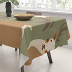 Red Deer Animal Portrait Tablecloth Gallery Image 3