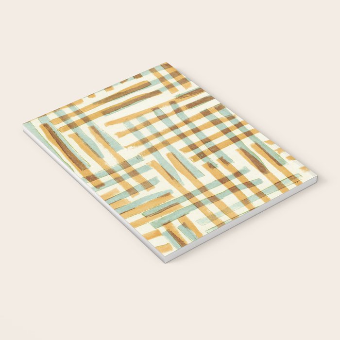 Abstract Linocut Pattern #7 Notebook Gallery Image 3