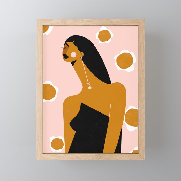 Little Black Dress Mini Art Print Gallery Image 1