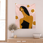 Little Black Dress Wall Tapestry Gallery Image 2