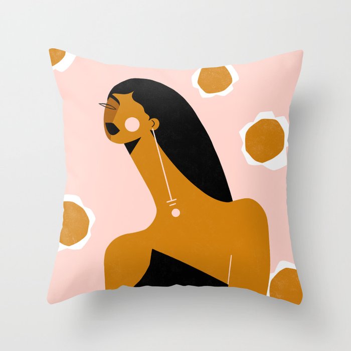 Little Black Dress Throw Pillow Gallery Image 1