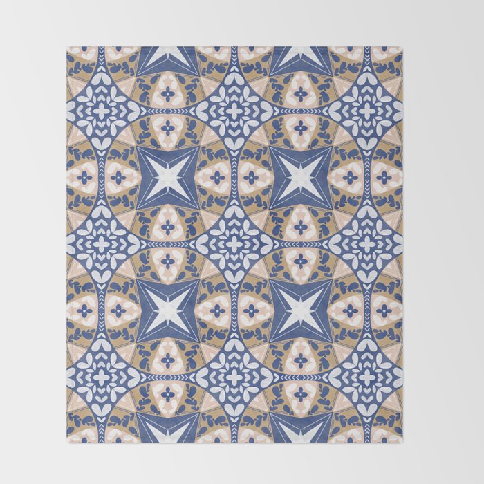 Nature Circular Tiles PB Throw Blanket Gallery Image 2