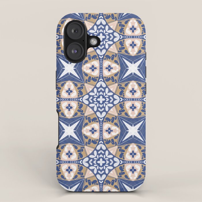 Nature Circular Tiles PB iPhone Case Gallery Image 1