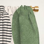 Semicircle Stripes - Green Window Curtain Gallery Image 2