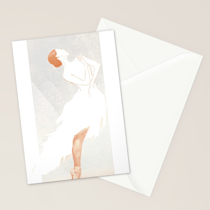 ballerina Stationery Card Gallery Image 2