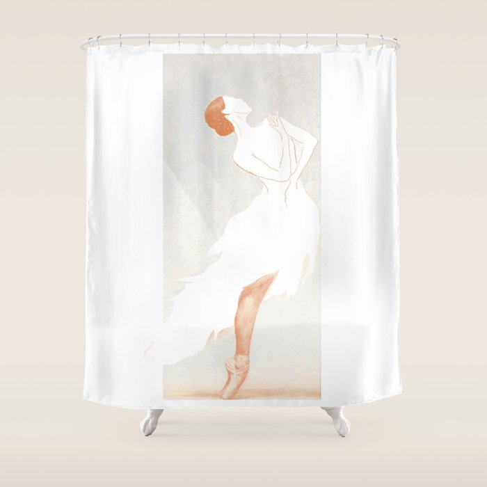 ballerina Shower Curtain Gallery Image 1