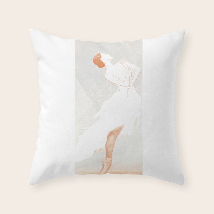 ballerina Throw Pillow Gallery Image 1