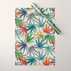 boho weed light Wrapping Paper Gallery Image 1