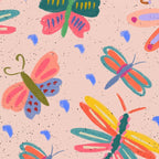Happy and Colorful Butterflies Illustration Coffee Mug Gallery Image 2