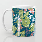 Succulent Garden Navy Coffee Mug Gallery Image 3