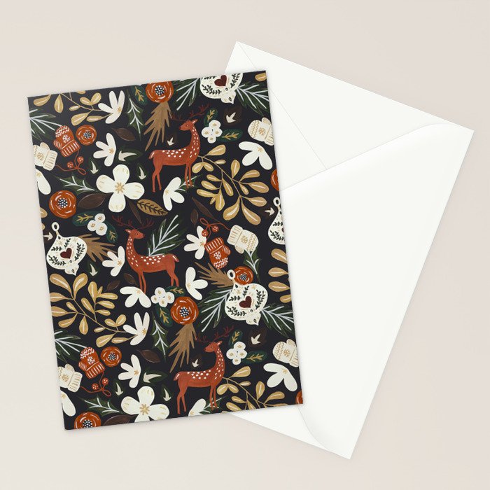 Christmas holiday night III Stationery Card Gallery Image 2