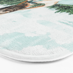 Row Your Own Boat | Woman Empowerment Confidence Painting | Positive Growth Mindset Boho Adventure  Bath Mat Gallery Image 3