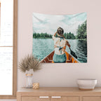 Row Your Own Boat | Woman Empowerment Confidence Painting | Positive Growth Mindset Boho Adventure  Wall Tapestry Gallery Image 2