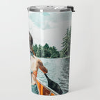 Row Your Own Boat | Woman Empowerment Confidence Painting | Positive Growth Mindset Boho Adventure  Travel Mug Gallery Image 2
