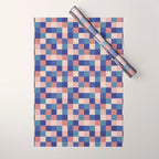 Bold Colorful Checks Pattern - Small XV Wrapping Paper Gallery Image 1