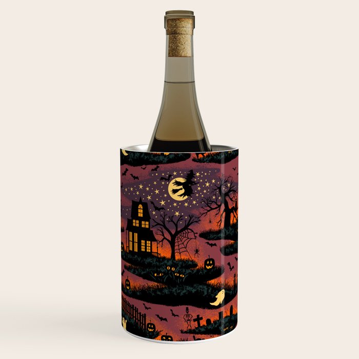Halloween Night - Bonfire Glow Wine Chiller Gallery Image 1