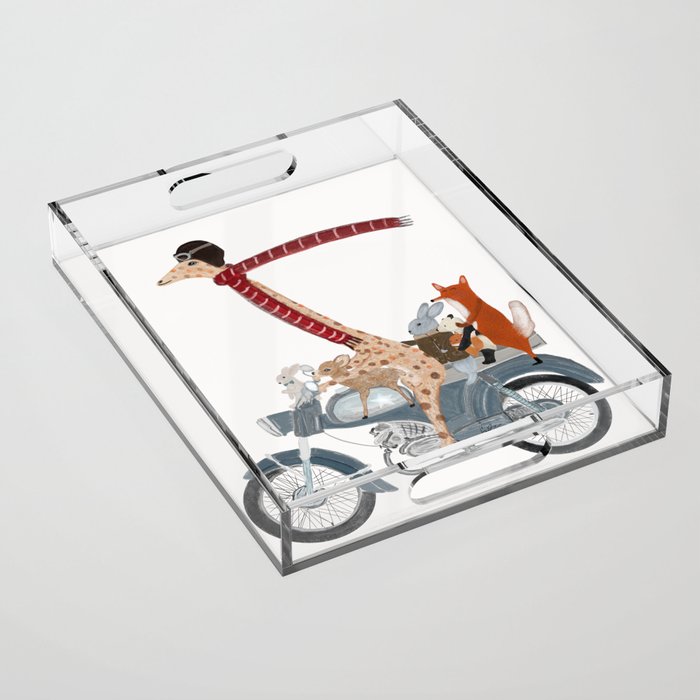 little biker buddies Acrylic Tray Gallery Image 1
