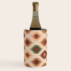 Southwest native Aztec diamonds kilim Wine Chiller Gallery Image 3