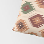Southwest native Aztec diamonds kilim Pillow Sham Gallery Image 4