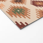 Southwest native Aztec diamonds kilim Welcome Mat Gallery Image 2