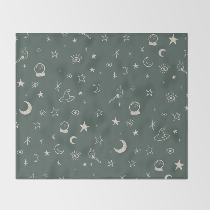 Witchy Season Throw Blanket Gallery Image 2
