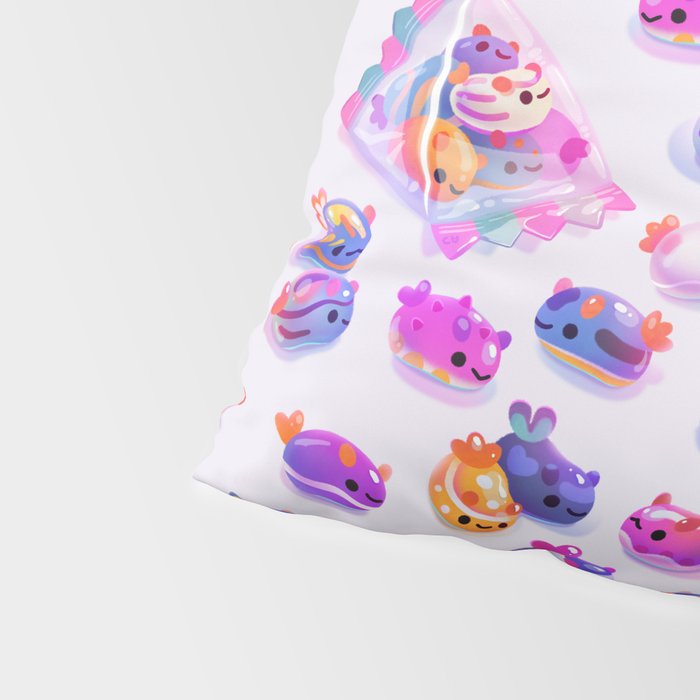 Jelly bean sea slug Pillow Sham Gallery Image 4