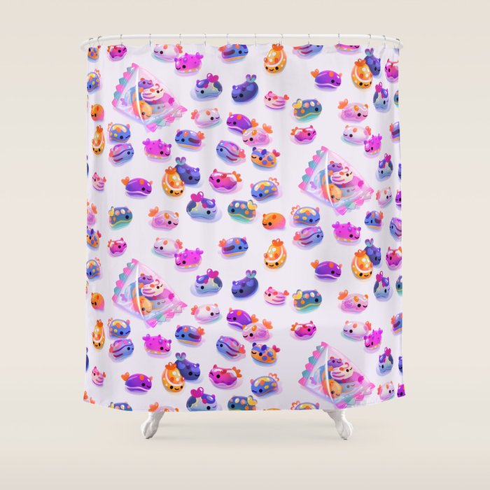Jelly bean sea slug Shower Curtain Gallery Image 1
