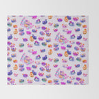 Jelly bean sea slug Throw Blanket Gallery Image 2