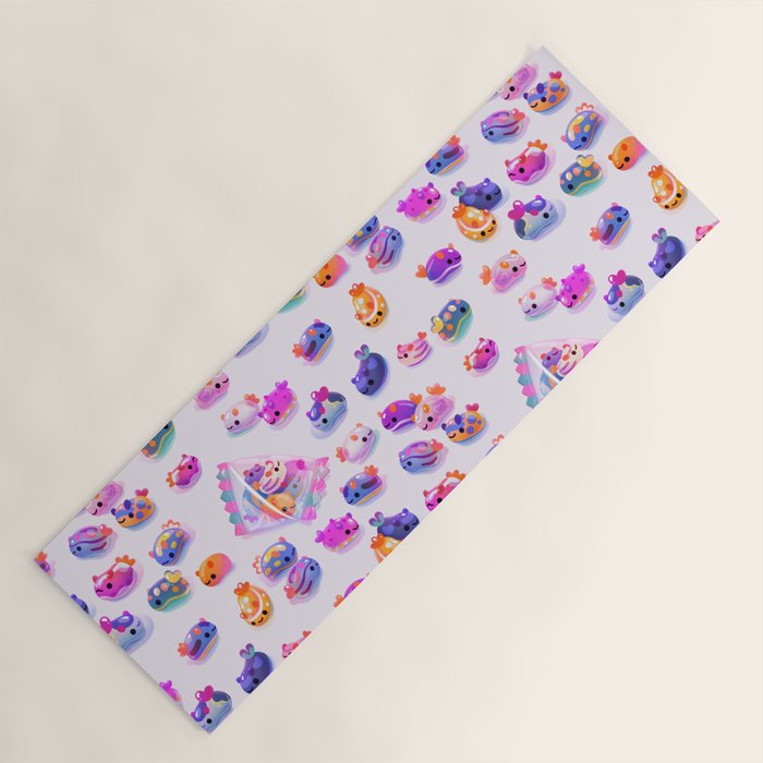 Jelly bean sea slug Yoga Mat Gallery Image 1