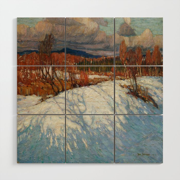Tom Thomson In Algonquin Park Wood Wall Art Gallery Image 1
