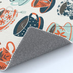 Tea Time - Coral & Teal Rug Gallery Image 4