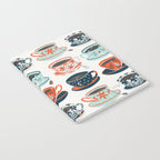 Tea Time - Coral & Teal Notebook Gallery Image 2