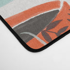 Tea Time - Coral & Teal Desk Mat Gallery Image 4