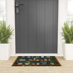 Plant Shelves Rainy Night Welcome Mat Gallery Image 3