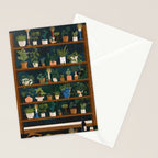 Plant Shelves Rainy Night Stationery Card Gallery Image 2