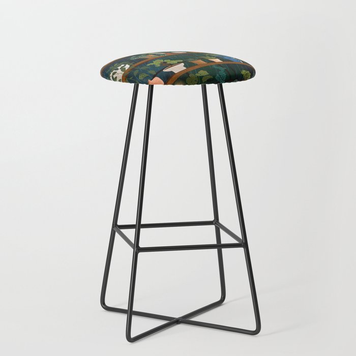 Plant Shelves Rainy Night Stool Gallery Image 1