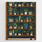 Plant Shelves Rainy Night Jigsaw Puzzle Gallery Image 1