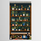 Plant Shelves Rainy Night Tablecloth Gallery Image 2