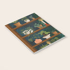Plant Shelves Rainy Night Notebook Gallery Image 3