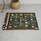 Plant Shelves Rainy Night Rug Gallery Image 1