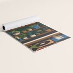 Plant Shelves Rainy Night Yoga Mat Gallery Image 2