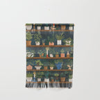 Plant Shelves Rainy Night Wall Hanging Gallery Image 1