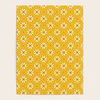 Daisy stitch - yellow Poster Gallery Image 4