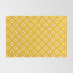Daisy stitch - yellow Rug Gallery Image 2