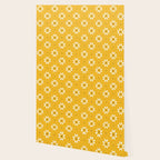 Daisy stitch - yellow Wallpaper Gallery Image 2